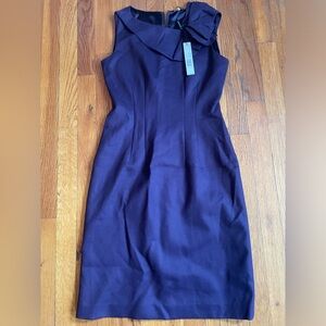 Elie Tahari Deep Purple Midi Dress